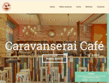 Tablet Screenshot of caravanseraicafe.com